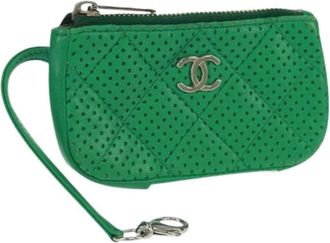 Chanel Pre-owned Mini Bags, female, Green, Size: ONE SIZE Pre-owned Mini Bag