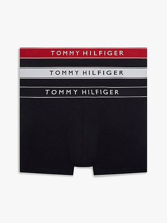 Tommy Hilfiger 3-Pack Essential Logo Waistband Trunks