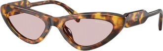 Miu Miu MU B11Su Zonnebril - unisex - Zonnebrillen - Bruin - 55 MM - Accessoires