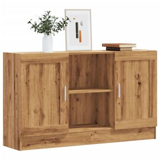 Berkfield Home Sideboard Artisan Oak 120x30.5x70 cm Engineered Wood in Brown