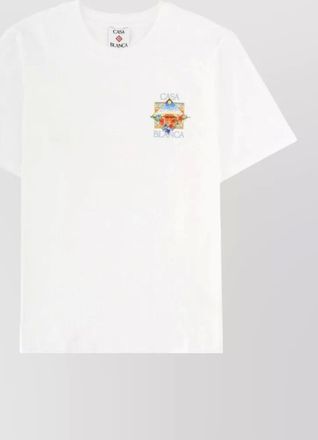 Casablanca short sleeve crew neck graphic t shirt