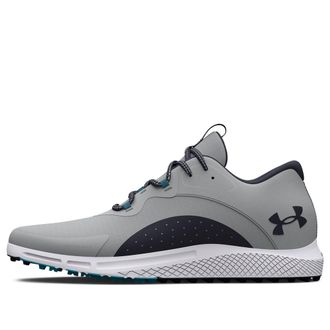 Under Armour Charged Draw 2 Spikeless Golf Grey Midnight Navy 3026399-101