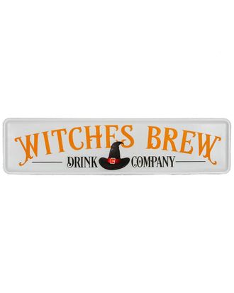 National Tree Company 31 Halloween Witches Brew Metal Wall Sign