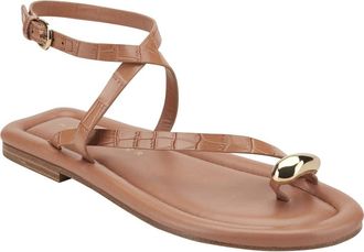 Marc Fisher Gynnie Strappy Sandal in Medium Natural at Nordstrom, Size 7.5