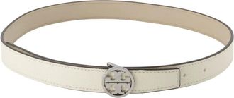 Tory Burch 1 Miller Omkeerbare Riem - Dames - Accessoires - Beige - Maat: M Leer