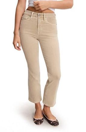 Good American Good Legs Crop Mini Bootcut Jeans in Almond001 at Nordstrom Rack, Size 10