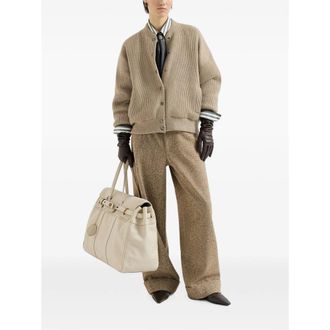 Brunello Cucinelli Striped Silk Shirt - White