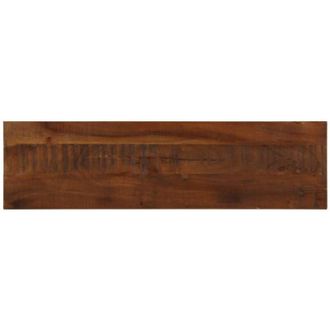 vidaXL Piano Tavolo 110x40x2,5 cm Rettangolare in Massello di Recupero vidaXL