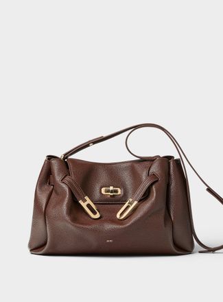 JW PEI Womens Rhea pebbled-effect crossbody bag