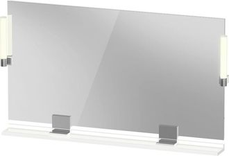 Duravit Duravit - Espejo Sivida, Cromo, 1250x36x650mm, Luz Superior