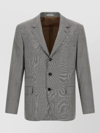 Brunello Cucinelli prince of wales virgin wool blazer