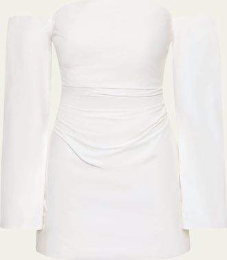 Sir. Martina Sleeved Off-Shoulder Mini Dress