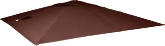 Hhg Funda De Repuesto Para La Sombrilla De Lujo Hhg-436, Funda De Repuesto Para Sombrilla, 3 X 3 M (&oslash; 4,24 M), Poli&eacute;ster, Marr&oacute;n