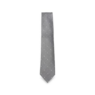 Tom Ford Herringbone Silk Tie - male - Tom Ford - Ties - Gray - ONE SIZE - Accessories