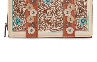 Montana West Embroidered Floral Cut-Out Eallet