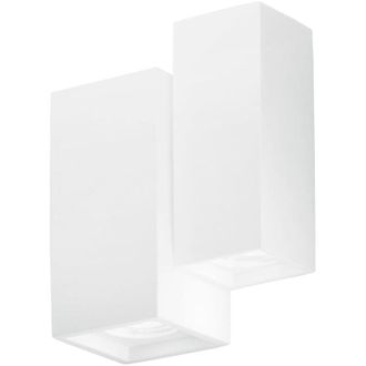 Fan Europe Fan Europe - Applique foster in gesso bianco verniciabile con quattro punti luce