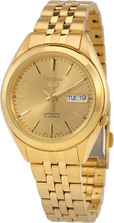 Seiko Series 5 Automatic Gold Dial Mens Watch SNKL28K1