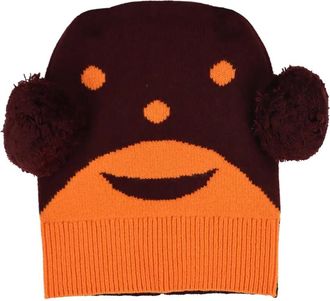 Walter Van Beirendonck Berretto con pompon - Marrone