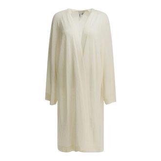 SA SU PHI C&aacute;rdigan largo con cuello en V - Knitwear - Mujer - Blanco - L