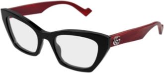Gucci Optical Frame - unisex - Brillen - Rood - 52 MM - Accessoires