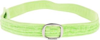 Dsquared2 Green Textured Adjustable Belt