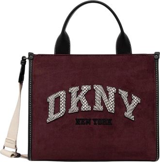 DKNY Hadlee Tote Bag - Dames - Shoppers - Bruin - ONE Size - Su&egrave;de - Tassen