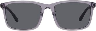 Emporio Armani Dark Grey Square Mens Sunglasses EA4241D 620687 57