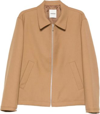 Sandro Giacca con zip - Marrone