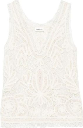 P.A.R.O.S.H. Nixie Top - Dames - Tops zonder mouwen - Beige - M - Tops