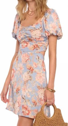 Heartloom Marisa Mini Dress In Blue