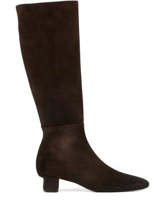 Marsèll suede knee-high boots - Brown