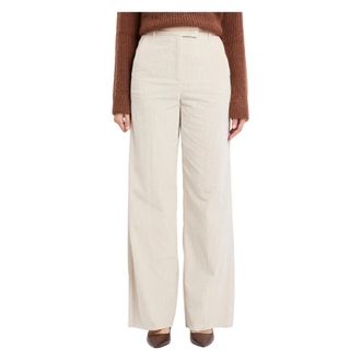 Marella Susina Palazzo Trousers - female - Marella - Wide Trousers - Yellow - S - Trousers