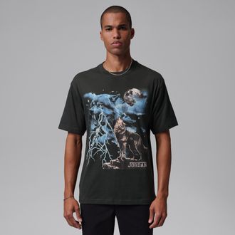 Nike Jordan Mens Jordan Graphic T-Shirt in Black | IQ0547-045