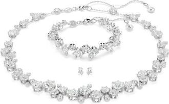 Swarovski Constella Rhodium Plated Crystal Set