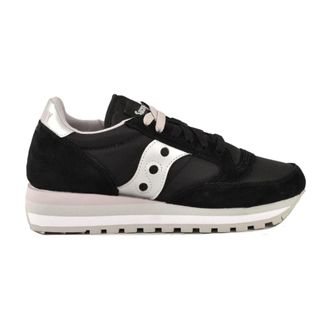 Saucony Stijlvolle Sneakers met Rubberen Zool - Dames - Schoenen - Zwart - Maat: 42 EU Leer