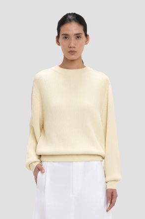 Victoria Beckham Relaxed Fit Jumper In Ivory XS