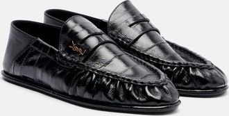 Saint Laurent Patent leather penny loafers