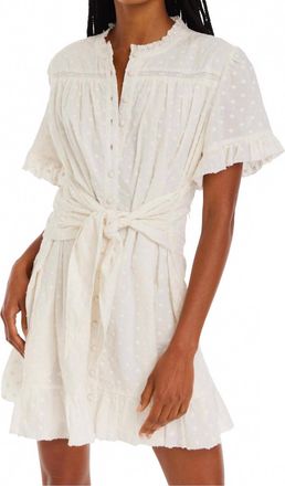 Allison New York Roxy Mini Dress In Ivory