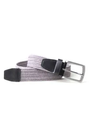 PX Los Angeles Stretch Braided Belt in Grey at Nordstrom Rack, Size 40