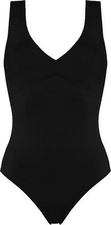 Eres Hold Up V-neck swimsuit - women - Polyamide/Spandex/Elastane - 38 - Black