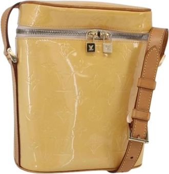 Louis Vuitton Pre-owned Leather Cross Body Bag - Dames - Vintage Schoudertas - Beige - ONE Size - Leer - Vintage