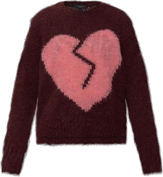 AllSaints Round-neck Truien - Dames - Ronde hals truien - Rood - XS - Truien & Vesten
