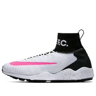 Nike Zoom Mercurial XI Flyknit FC White Pink Black 852616-100