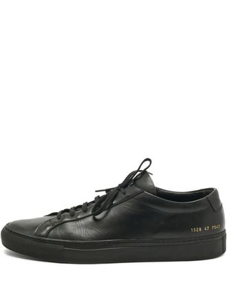 Common Projects Achilles leather sneakers - men - Calf Leather/Calf Leather/Calf Leather - 47 - Black