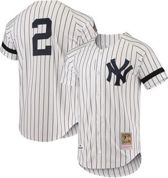 Mitchell & Ness Mens Mitchell & Ness White New York Yankees Cooperstown Collection 1996 Authentic Home Jersey at Nordstrom, Size 60