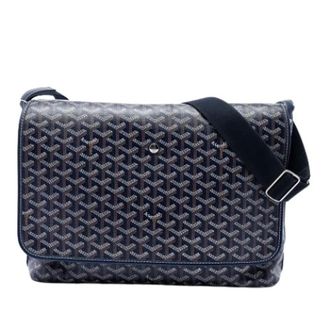 Goyard Pre-owned Capetien Crossbody Bag - Dames - Pre-owned - Blauw - Maat: ONE Size Leer