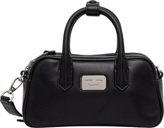 Emporio Armani Cassandra S Crossbody Tas - Dames - Handtassen - Zwart - ONE Size - Leer - Tassen