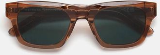 Retro Superfuture Sunglasses Sintesi Cola 1 Za Brown/Dark Green Unisex