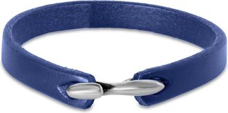 Bruno Magli Mens Refined Leather Bracelet, Indigo