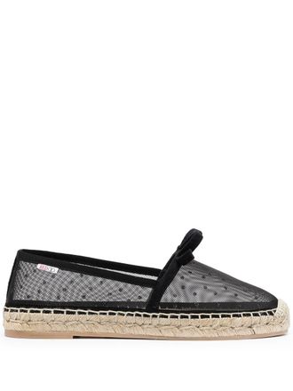 Red(v) Espadrilles Point desprit - Nero